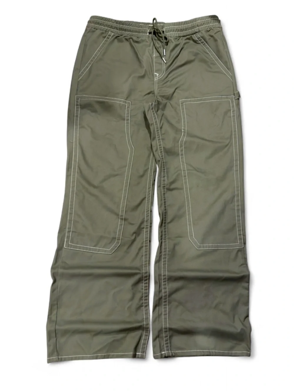 Y2K True Religion Baggy Wide Leg Double Knee Cargo Pants Size W36 x L32 (NWT)